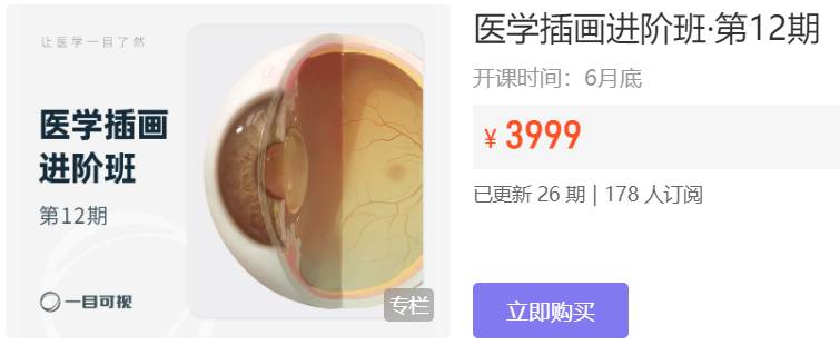 医学插画进阶班·第12期一目可视XO15