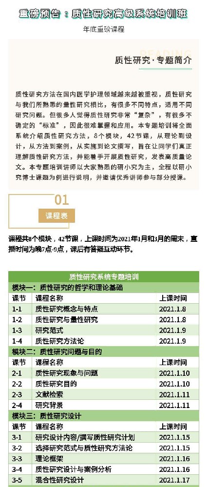 质性研究高级系统培训班-研小究的知识店铺XZ85